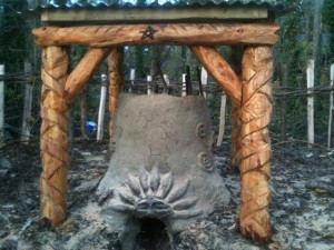 kiln with roof